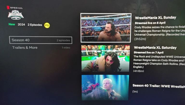 WWE WrestleMania XL Soft viene lanciato su Netflix in Nuova Zelanda – Notizie sulla serie